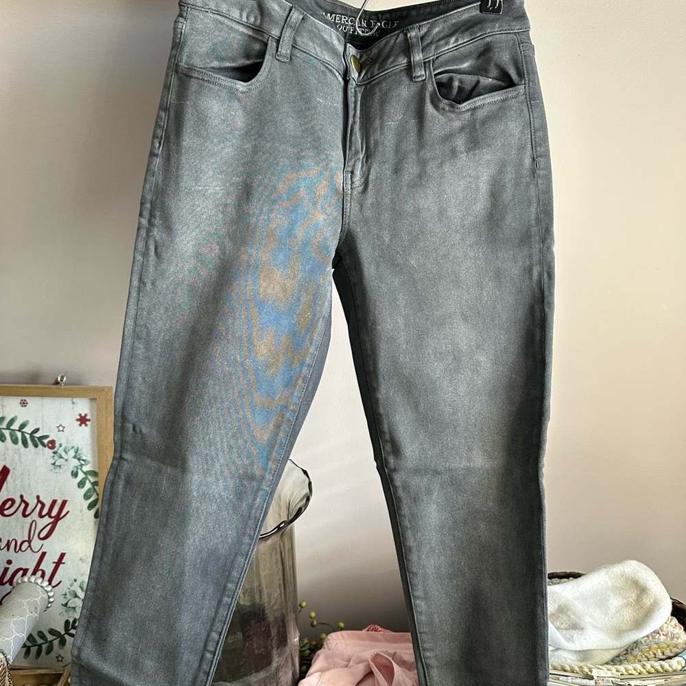 American Eagle Outfitters Gray Women Jeggings